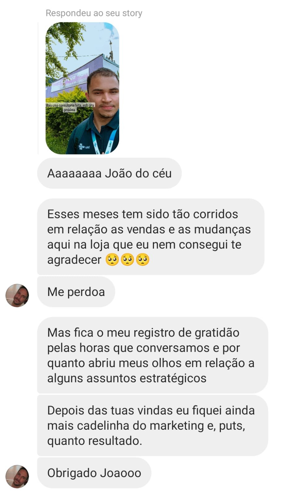 Depoimento WhatsApp