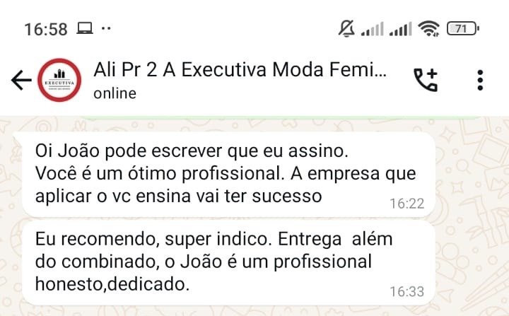 Depoimento WhatsApp